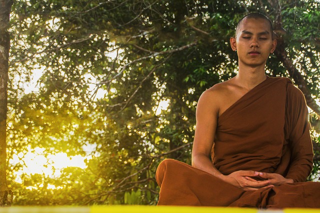 meditace mnicha